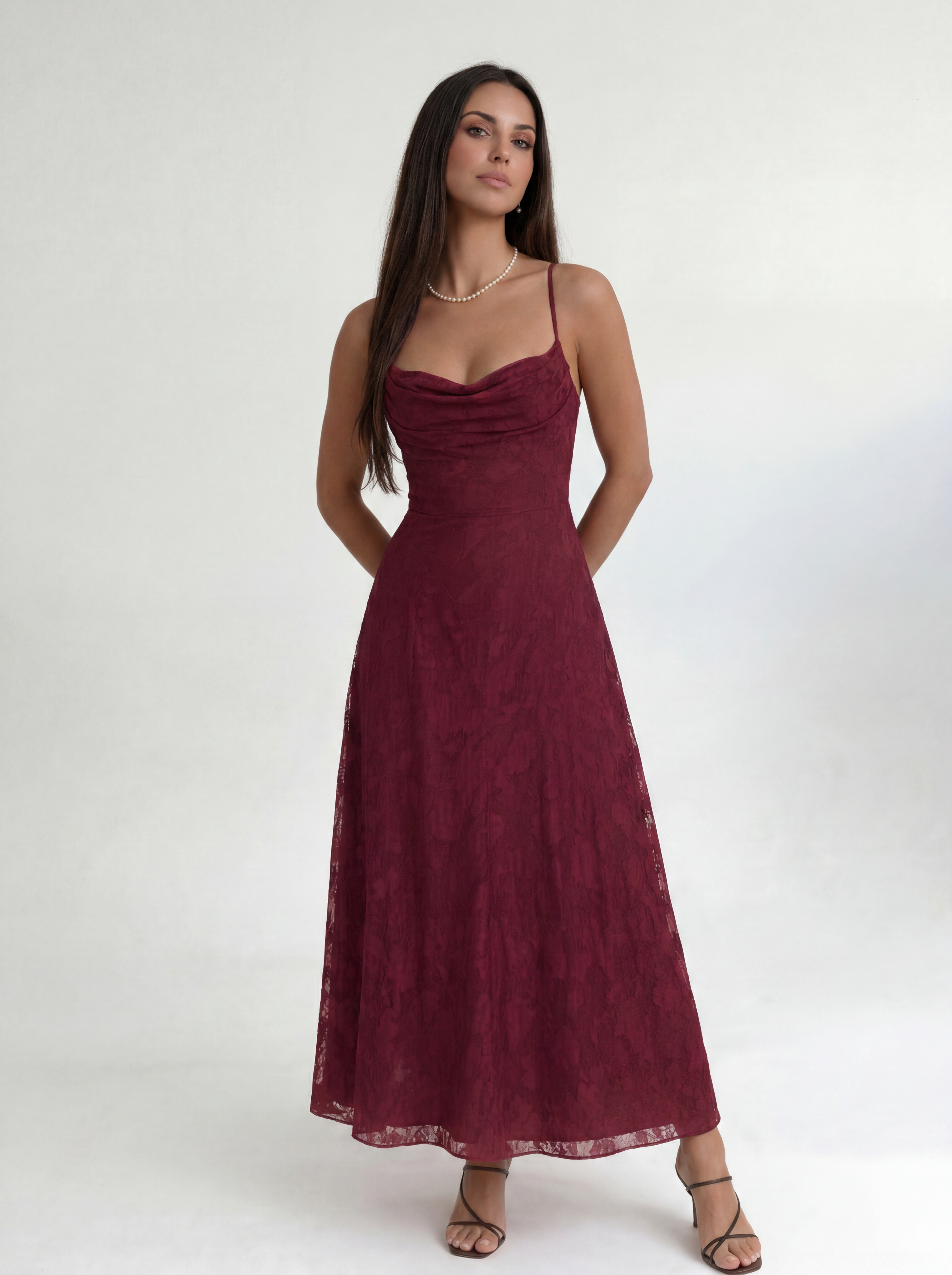 Cavelle Noire – Red Celestine Dress