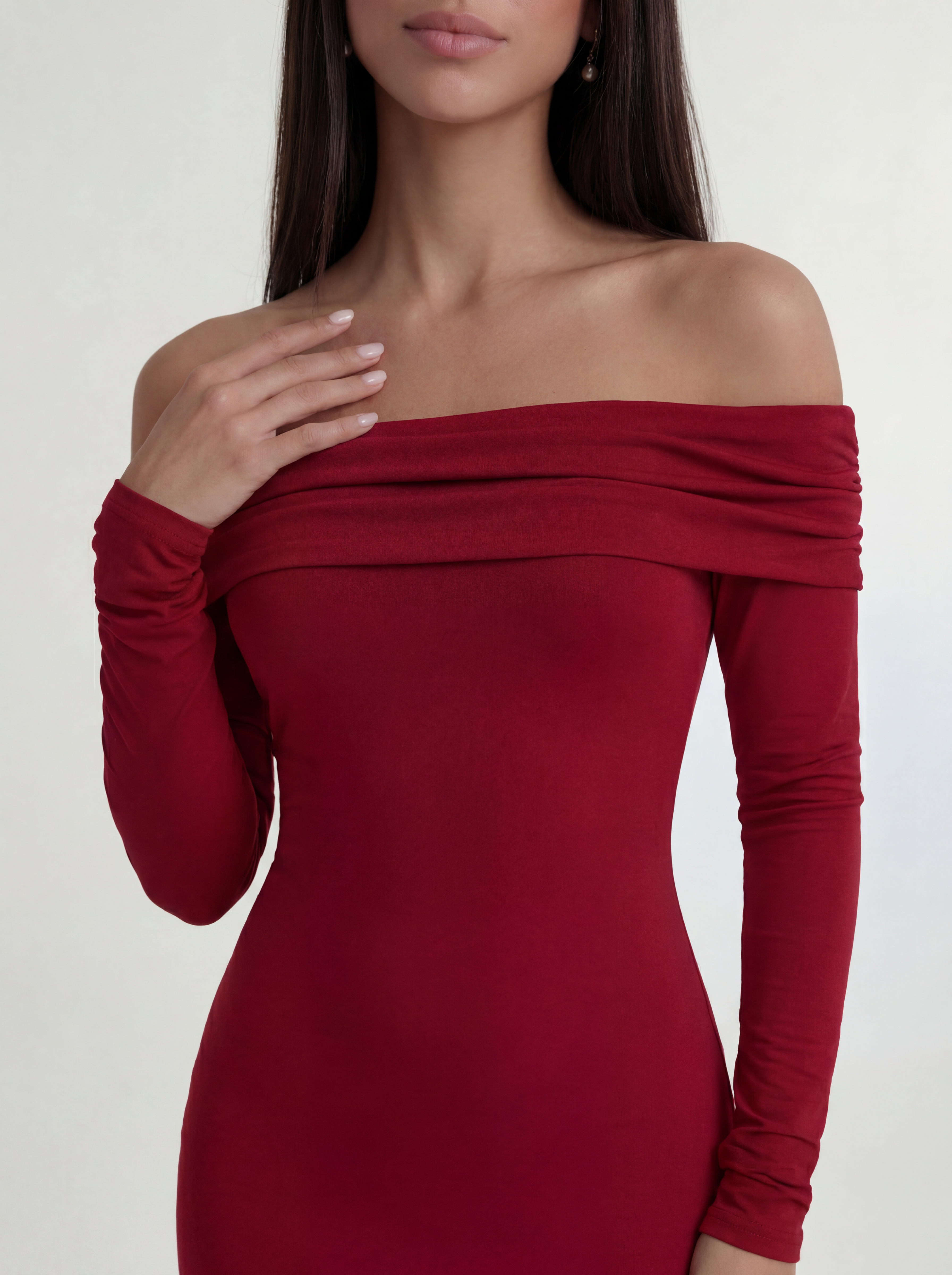 Cavelle Noire – Red Roselle Dress