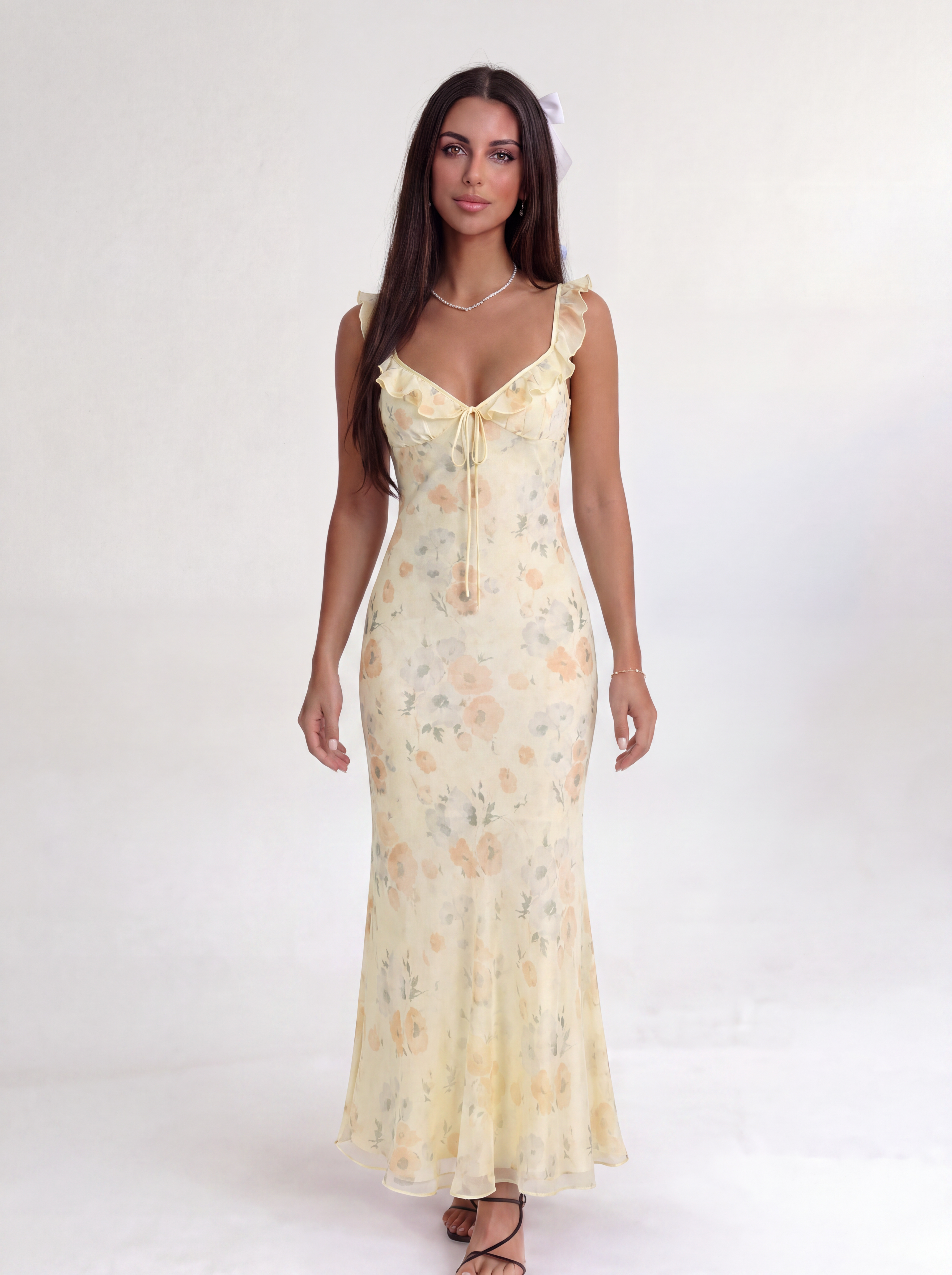 Yellow Amaryse Maxi Dress