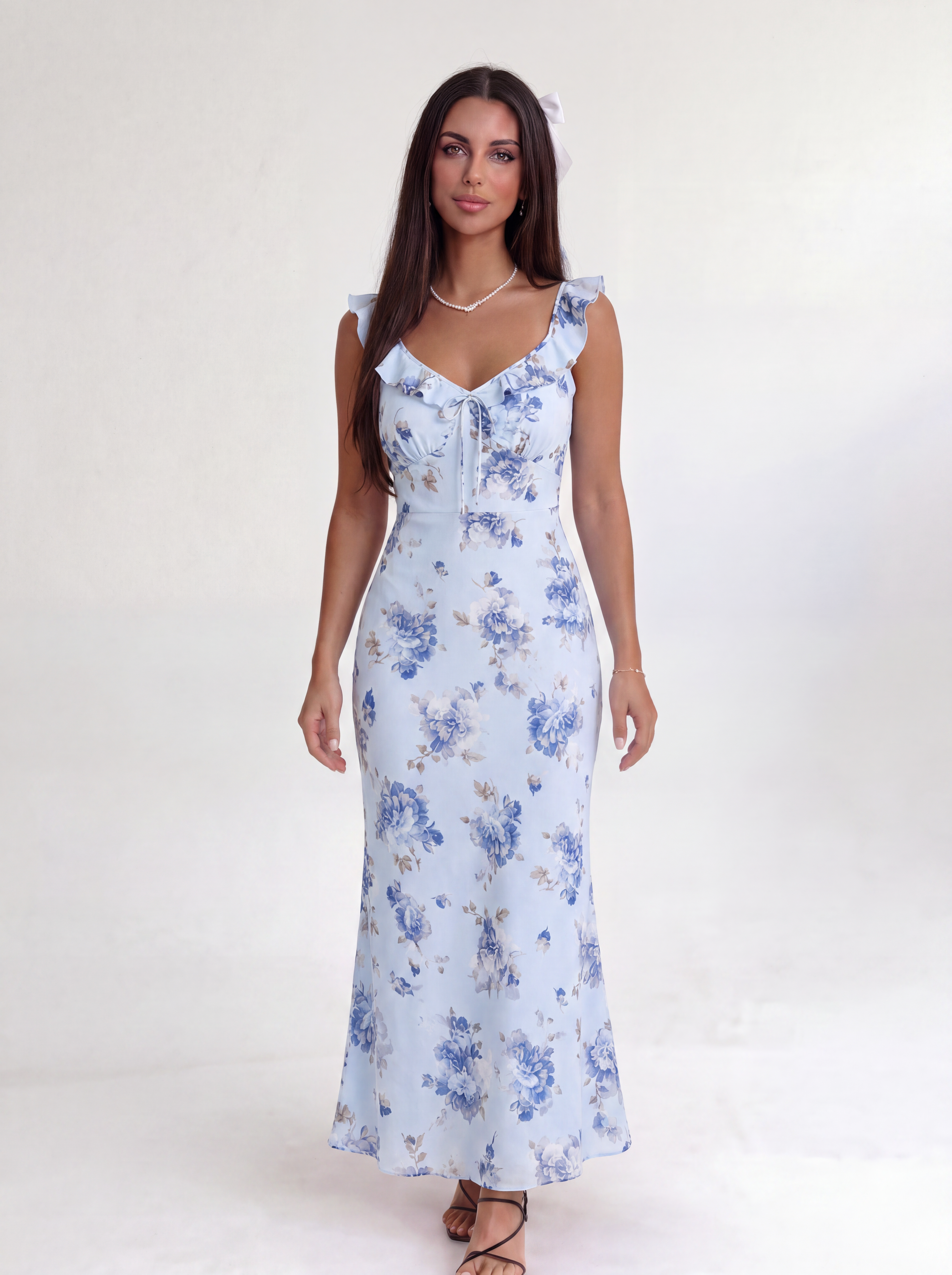 Blue Amaryse Maxi Dress