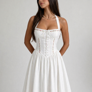 Roselle Corset Bow Dress