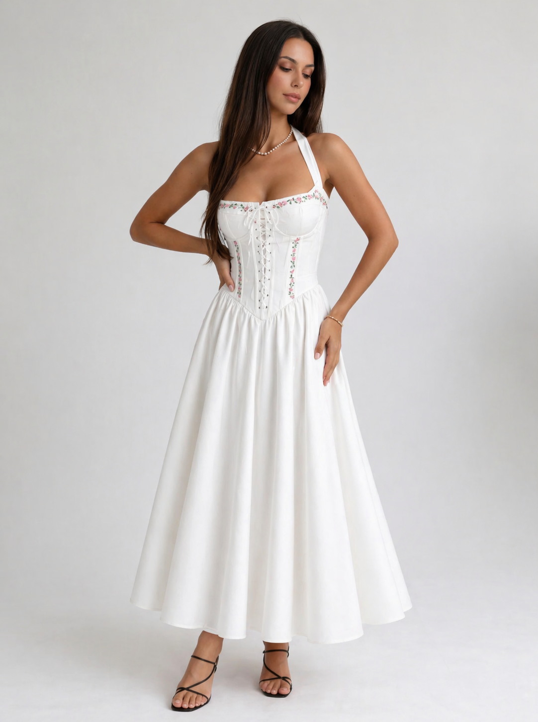 Roselle Corset Bow Dress