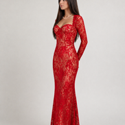 Red Crimson Obsession Gown