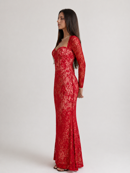 Red Crimson Obsession Gown