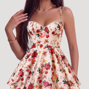 Floral Eclipse Layer Dress
