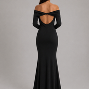 Black Roselle Dress