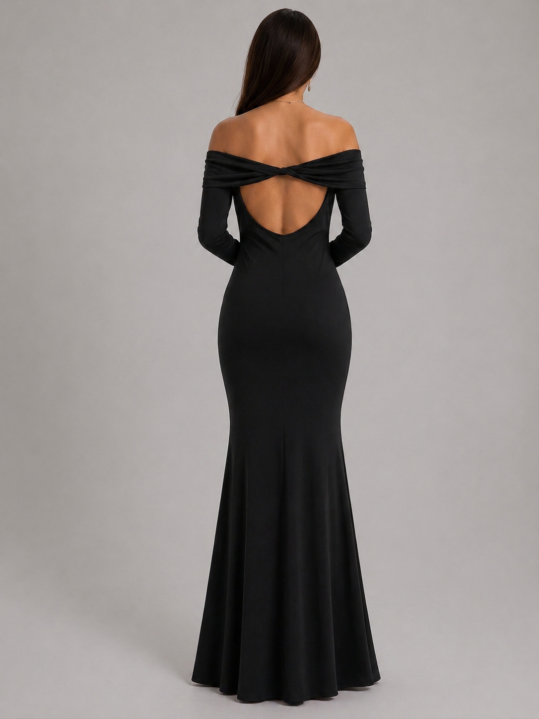 Black Roselle Dress