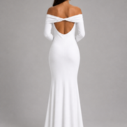 White Roselle Dress
