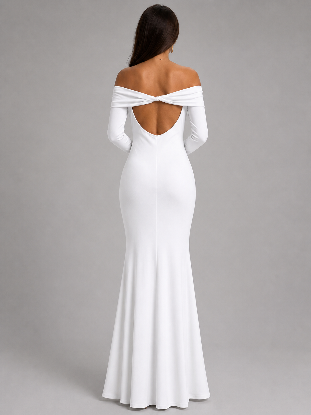 White Roselle Dress