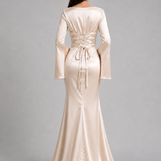 Beige Marcelline Dress