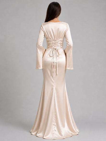 Beige Marcelline Dress
