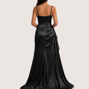 Black Scarlet Siren Gown