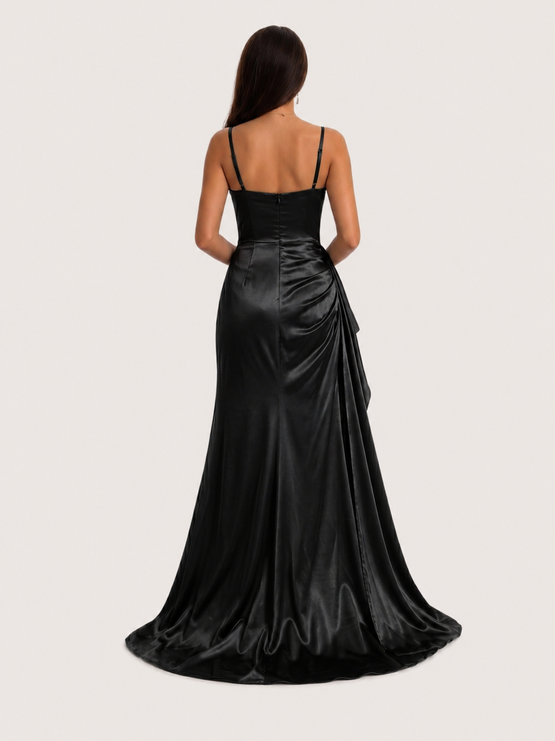 Black Scarlet Siren Gown
