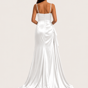 White Scarlet Siren Gown