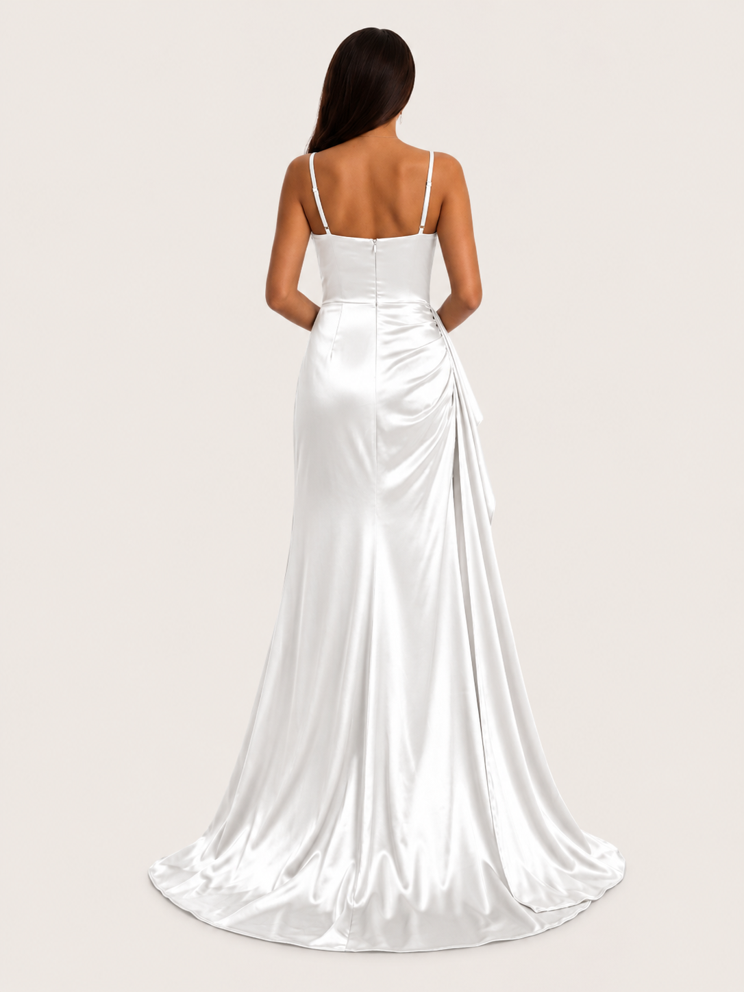 White Scarlet Siren Gown