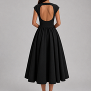 Black Ivory Silhouette Dress