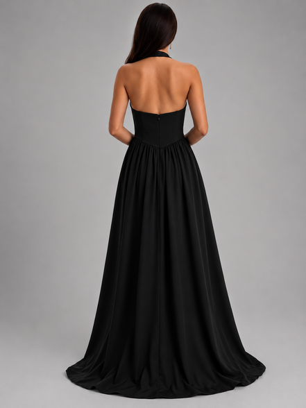 Black Solenne Dress