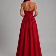 Red Solenne Dress