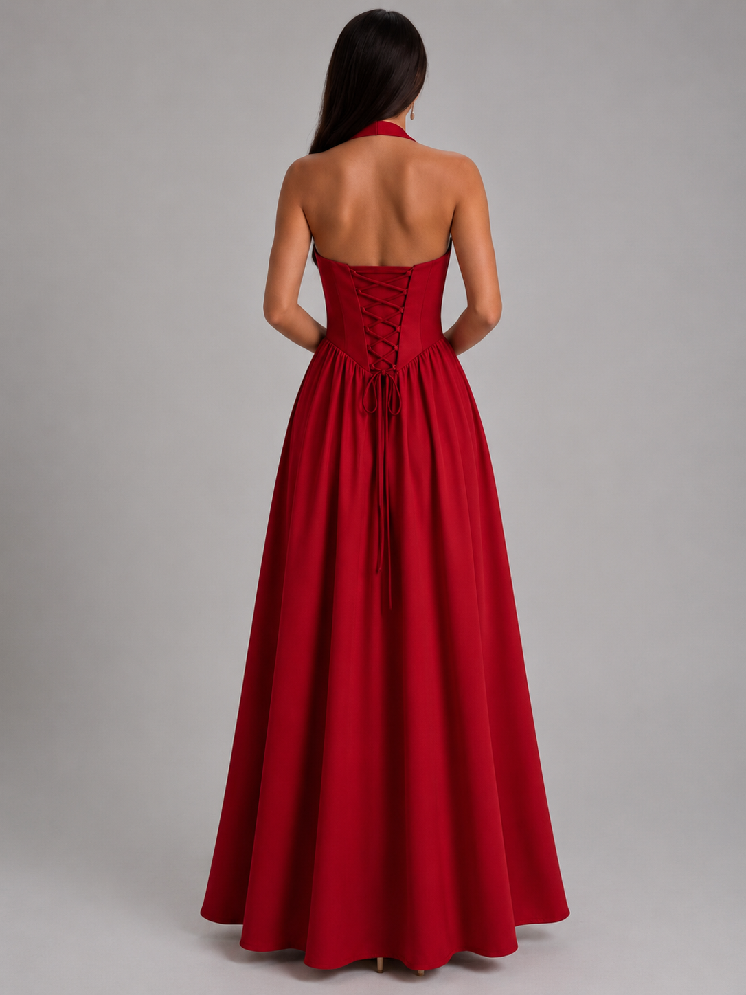 Red Solenne Dress