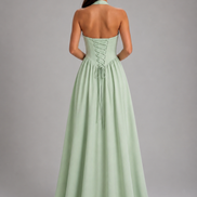 Green Solenne Dress