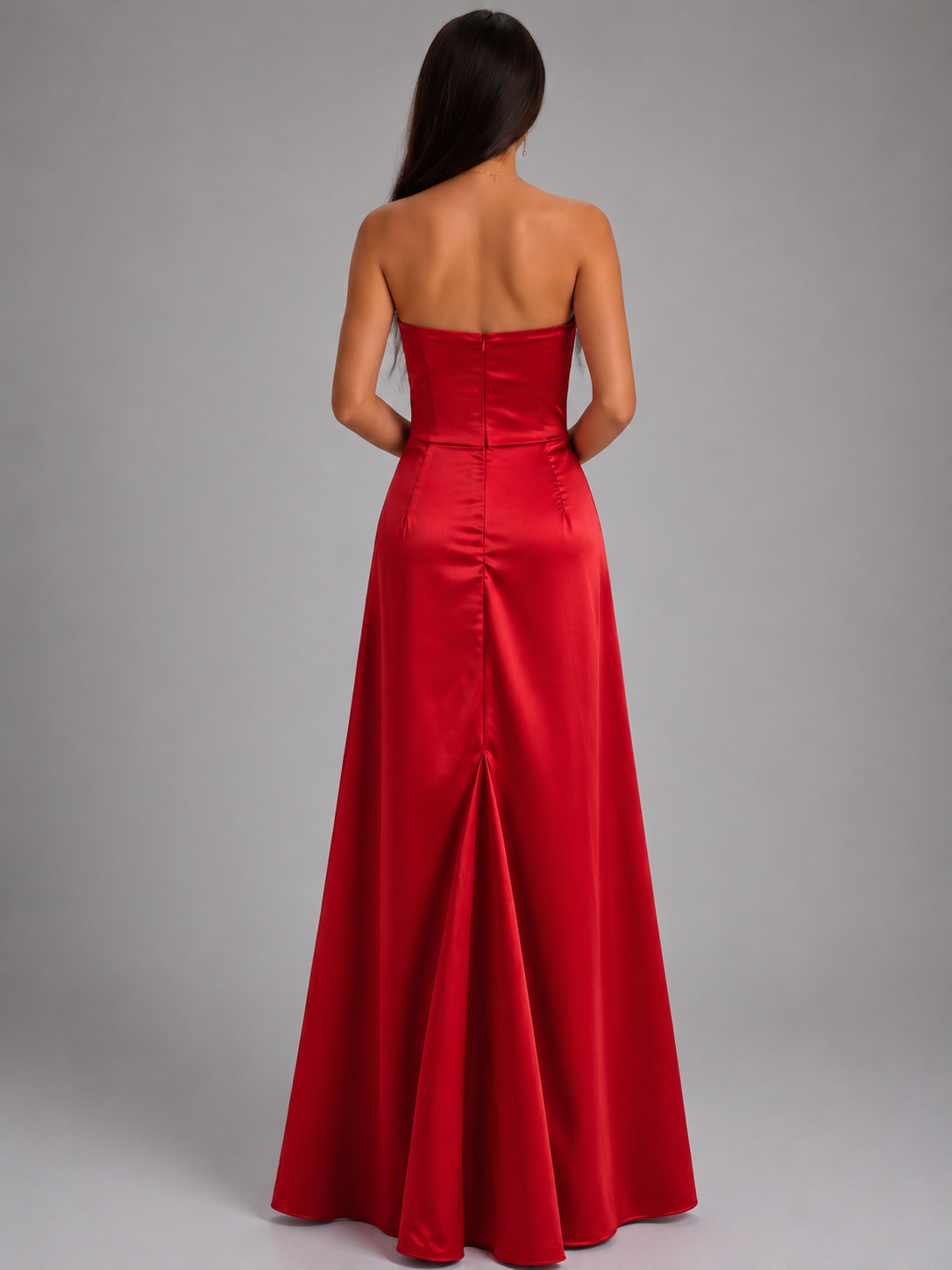 Red Midnight Contour Gown
