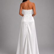 White Midnight Contour Gown
