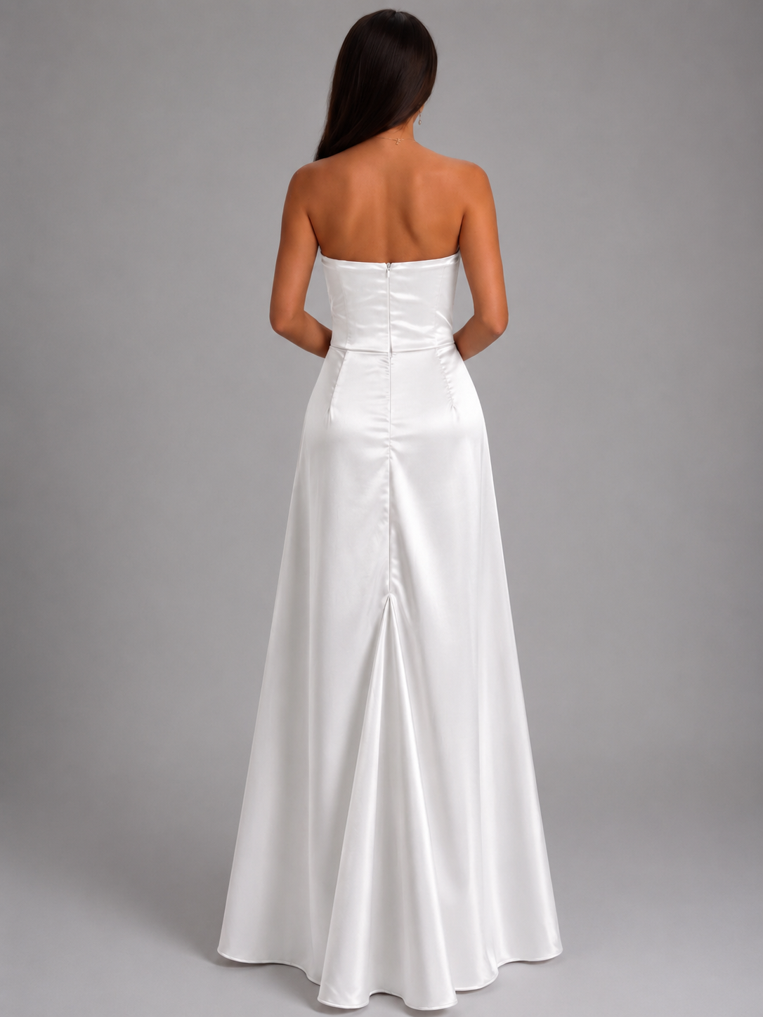 White Midnight Contour Gown