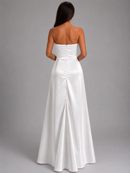 White Midnight Contour Gown