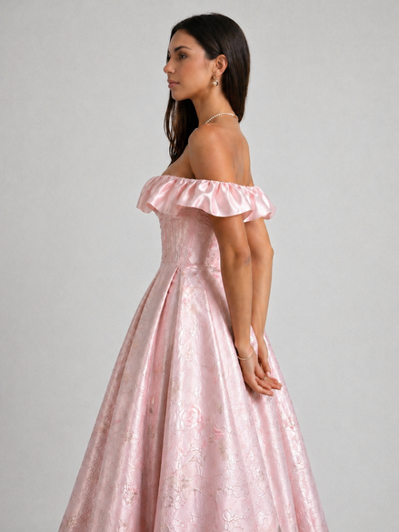 Rosé Majesté Ball Gown
