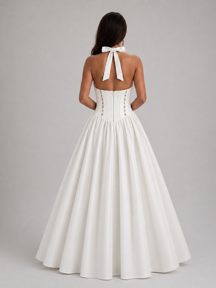 Roselle Corset Bow Dress