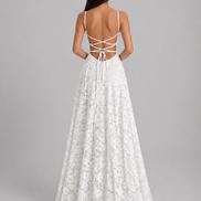 White Celestine Dress