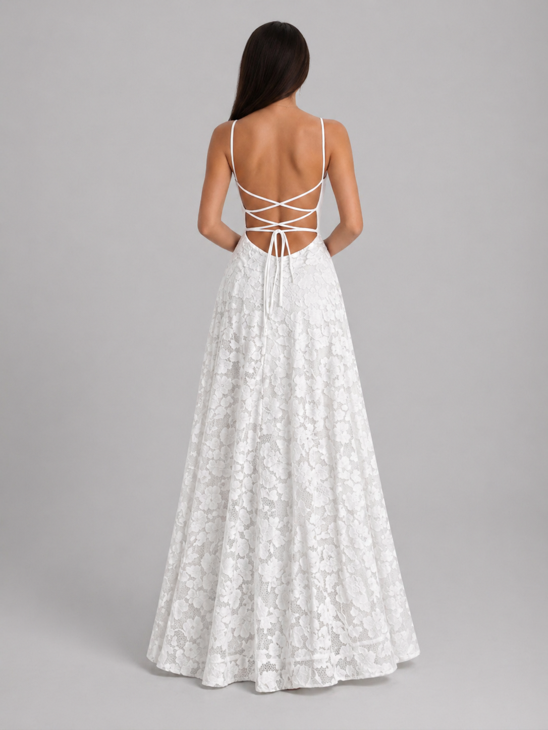 White Celestine Dress