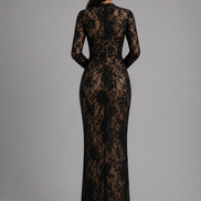 Black Crimson Obsession Gown