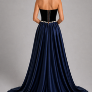 Navy Blue Midnight Grace Gown