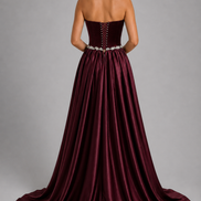 Burgundy Midnight Grace Gown