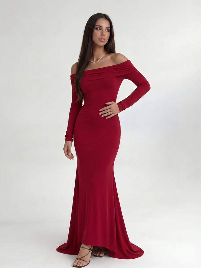 Red Roselle Dress