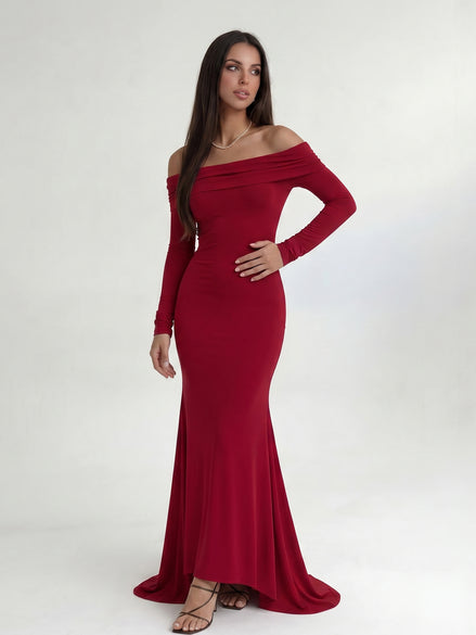 Red Roselle Dress