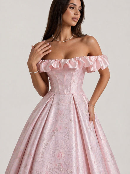 Rosé Majesté Ball Gown