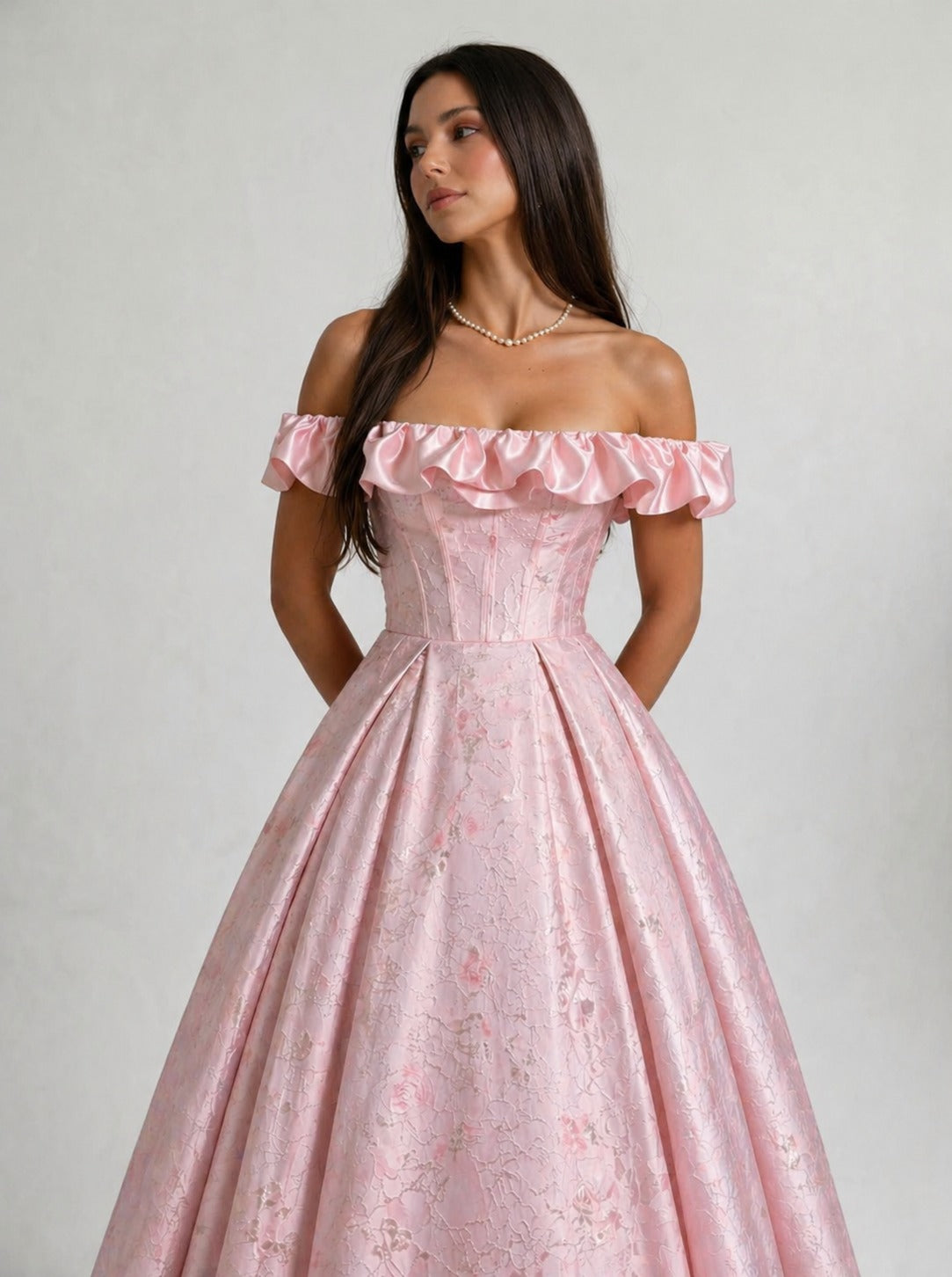 Rosé Majesté Ball Gown