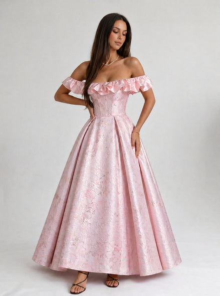 Rosé Majesté Ball Gown