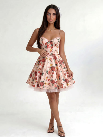 Floral Eclipse Layer Dress