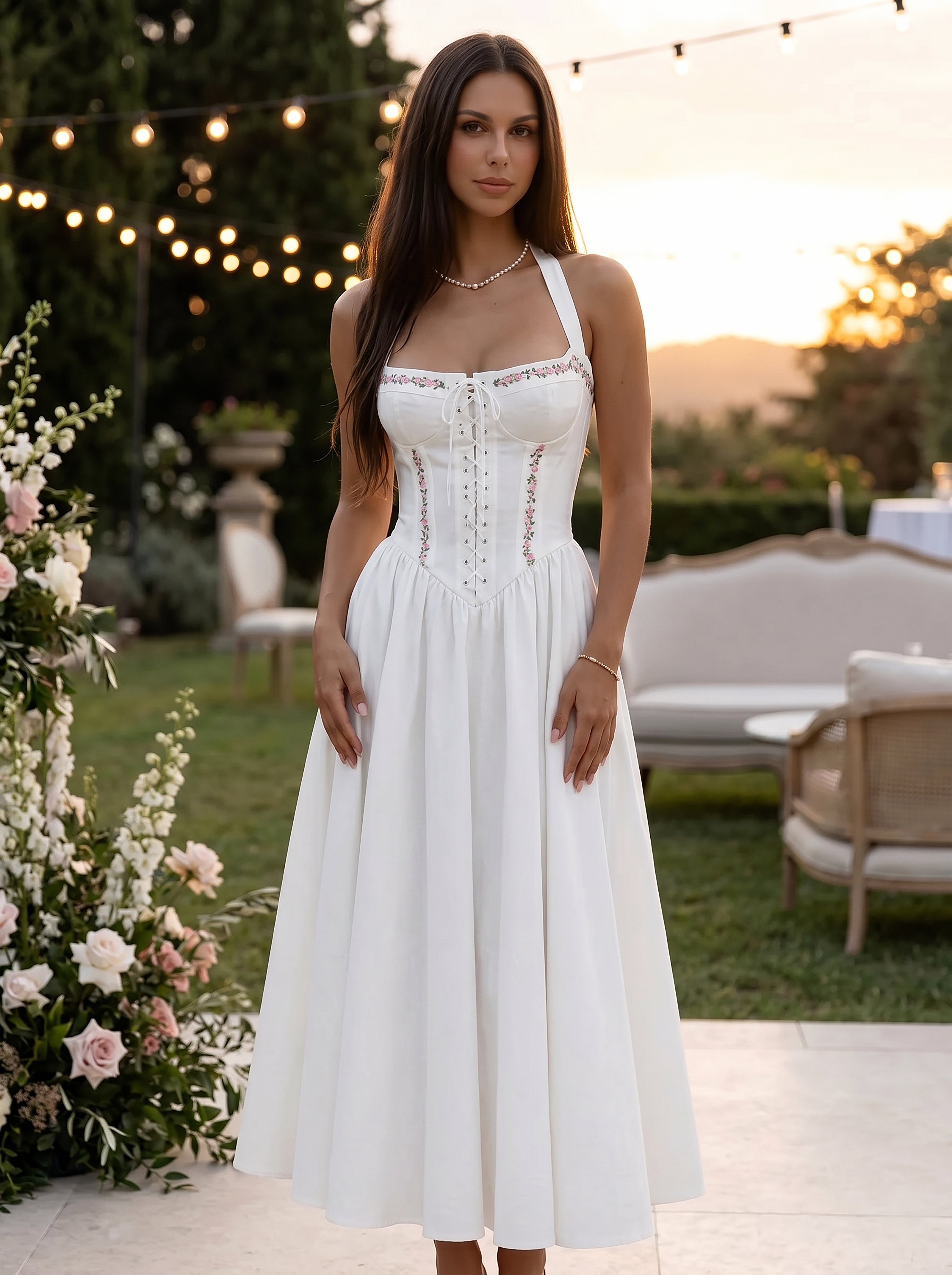 White Golden Hour Dress