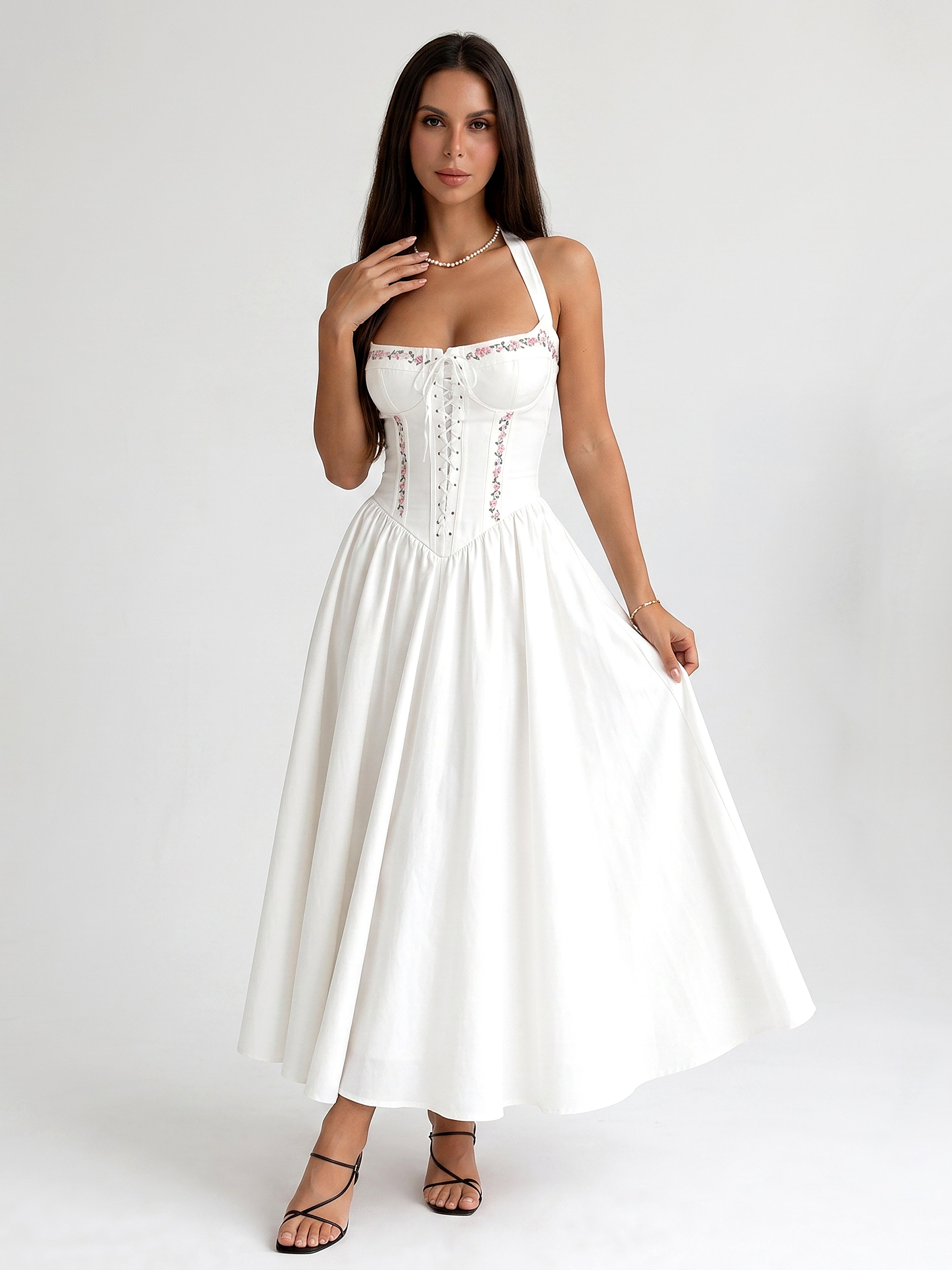 Roselle Corset Bow Dress