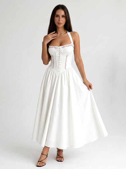 Roselle Corset Bow Dress
