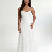 White Celestine Dress