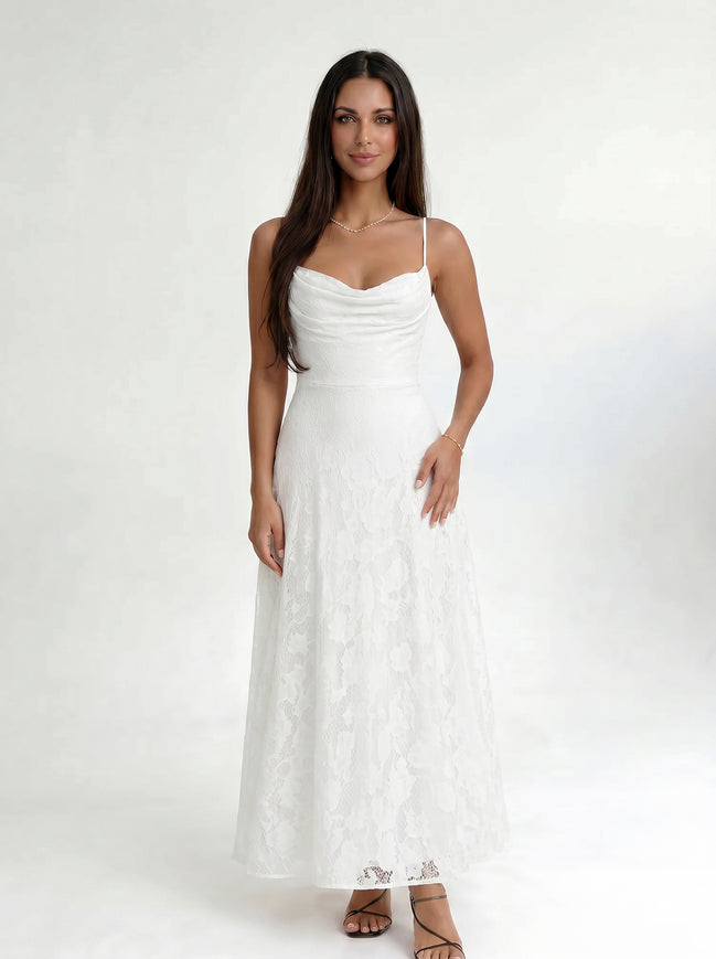 White Celestine Dress