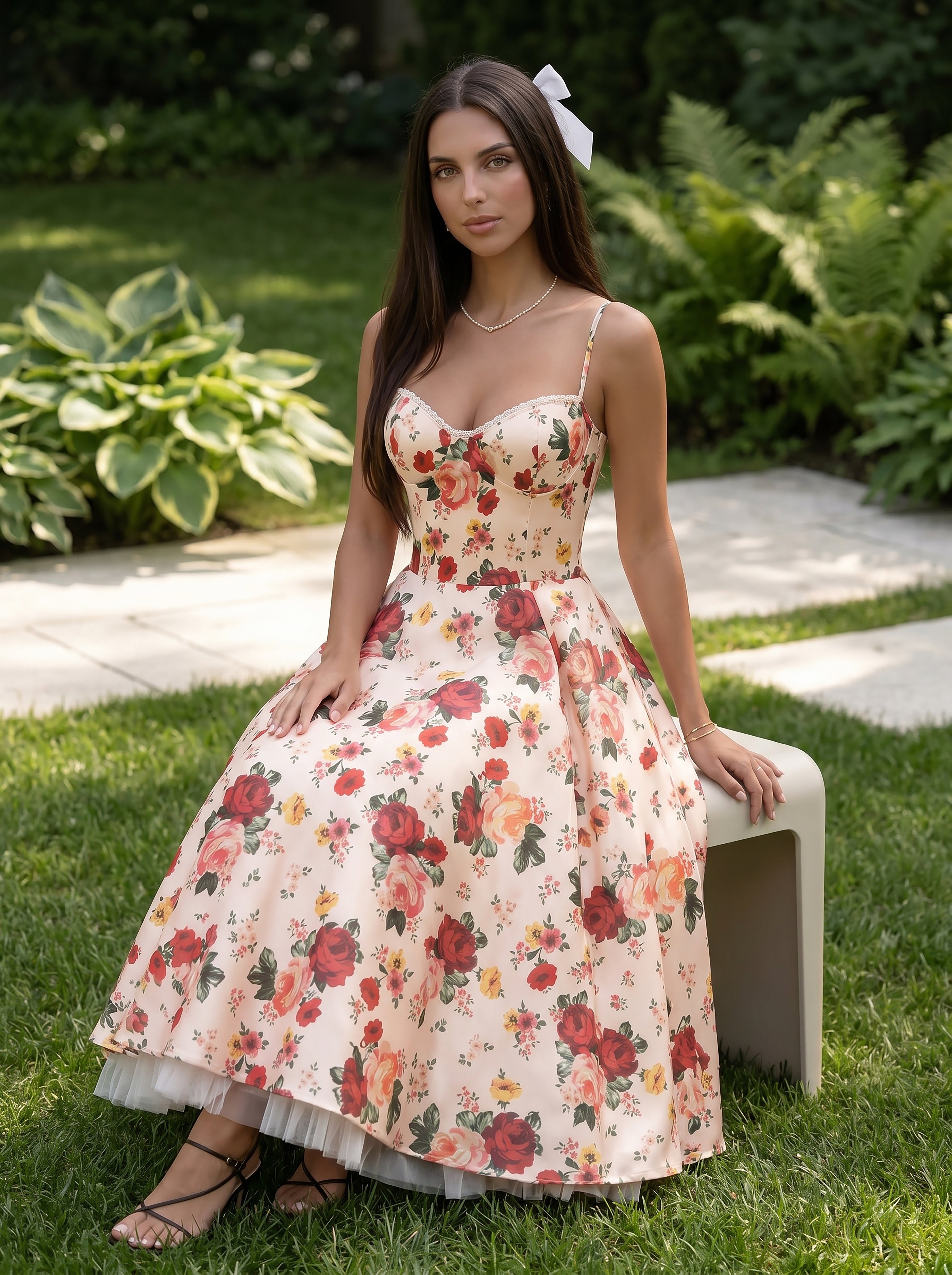 Floral Golden Hour Dress