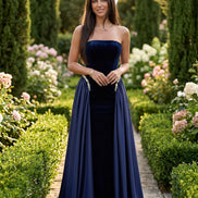 Navy Blue Midnight Grace Gown