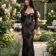 Black Crimson Obsession Gown