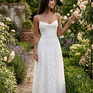 White Celestine Dress
